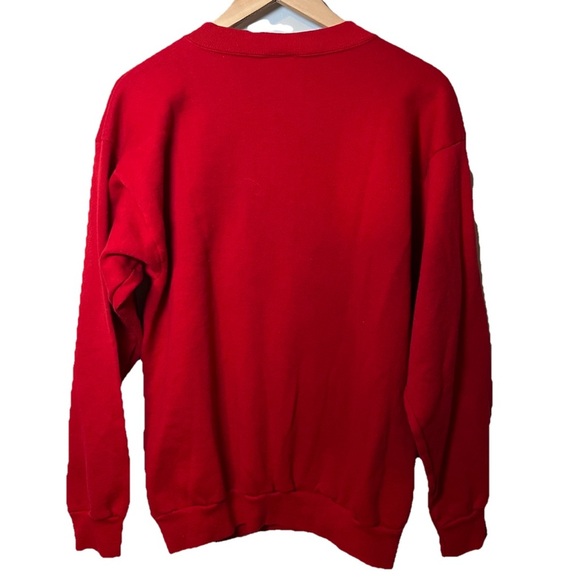 Vintage I Believe in Santa Clause Christmas Sweatshirt Tultex sz XL Made in USA - Picture 6 of 7